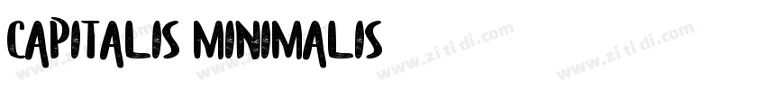 Capitalis Minimalis字体转换